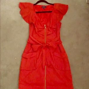 Bebe coral dress